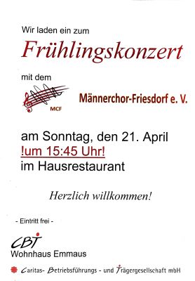 Emmaus Plakat